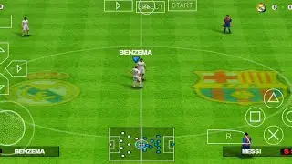 PES 12 | Real Madrid Vs Barcelona | eFootball PPSSPP Gameplay | Nostalgia