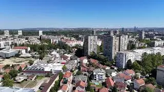 Zemun Panoramic Drone View | 4K Aerial Footage