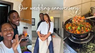 Our 1-Year Anniversary: My Husband Cooking, Love, and Celebrating Milestones Together.