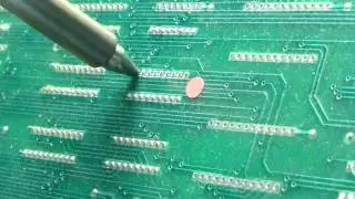 Desoldering 18 pin DIP IC