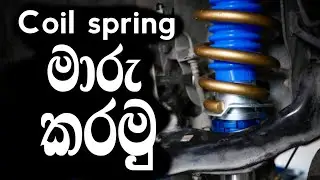 How to change coil spring #piaggio #vehicles #threewheeler #maintainance #coils #repair #suspention