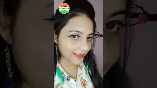 Tricolor Eye makeup//Indian flag inspiration eye look//Independence Day make up look 🇮🇳.#shorts