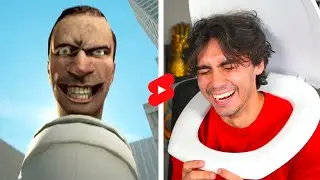 Tente Não Rir com Shorts do Skibidi Privada...