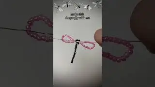 beaded dragonfly 🧚&zwj;♀️ #diy #beaded
