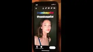 Rainbow text effect on Insta Stories #tutorial