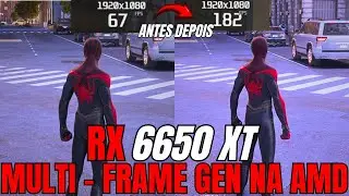 Testing MFG on RX 6650 XT + FSR4