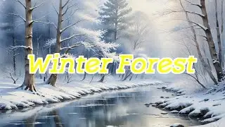 Silent Snowfall 🌨️ Soothing Music in the Winter Forest