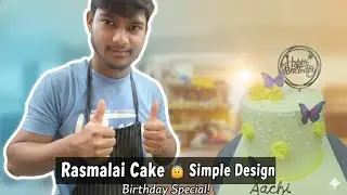 Unique And Simple Rasmalai Cake Design 😱 // @jpashikvlogs // #cake #indiarecipes 