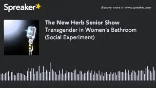 Transgender in Women's Bathroom (Social Experiment)