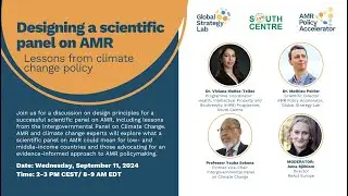 Designing a scientific panel on AMR &ndash; Lessons from climate change policy