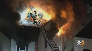 Greater-Alarm Apartment Fire Erupts In South LA, Residents Safely Escape