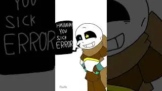 #undertale 🤔 i think Error die by After and Ink why you not helping Error. i want 100 like me back 😭
