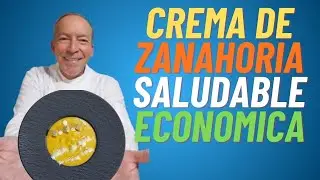 Crema de zanahoria SALUDABLE ECONOMICA