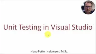 Unit Testing with Visual Studio
