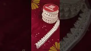 Beadwork lace | Triangle beadwork lace #youtubeshorts #shorts #beadwork