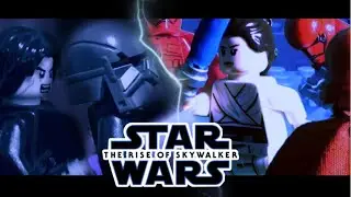 Star Wars The Rise Of Skywalker Kylo Ren Vs Knights Of Ren / Rey Vs Palpatine&rsquo;s Guards Scene In LEGO