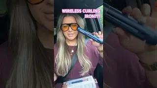 Trying a WIRELESS curling iron! 😳 #hair #hairstyles #curlingiron
