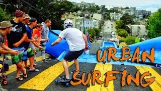 Slip & Slide down streets of San Francisco! - Bear Naked!