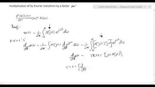 M2 Lec 8|Properties of CTFT: Time differentiation and Frequency differentiation|Definition|Proof