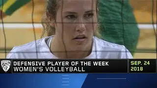 Oregon's Lindsey Vander Weide nabs Pac-12 Women's Volleyball Defensive Player of the Week honors
