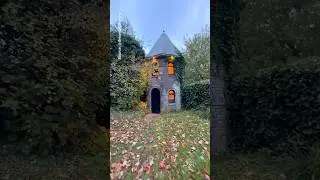 112-sqft French Pigeonnier tiny house&mdash;would you stay here? 🏰 #tinyhouse #tinyhome #airbnb #belgium