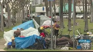 More homeless living on the streets on Oahu