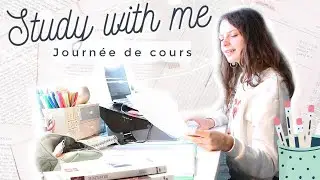 Study with me 📚 une journée de cours à la maison