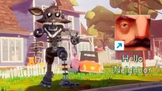 hello neighbor, soq agora &eacute; o foxy (ele &eacute; 1000x pior q o freddy KKKKKKK)