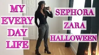 What My Daily Life is Like - Zara Shopping, Sephora, Halloween Horror!