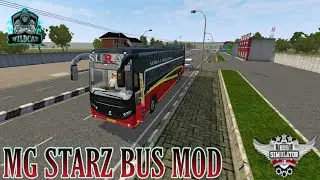 MG STARZ BUS MOD FOR BUSSID| Trailer Out | Bus Simulator Indonesia | Volvo Multiaxle Sleeper Mod