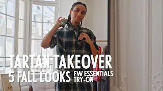 Fall layering made easy with Tartan | S&eacute;zane