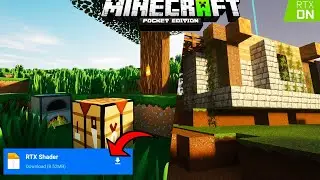 How to Download RTX Shader for Minecraft PE android | Top rtx shader/texture for mcpe android |
