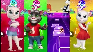 Talking Friends vs Baby Shark &ndash; Color Dance Challenge