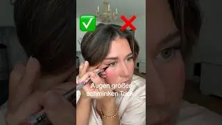 Kleiner Tipp - gro&szlig;e Wirkung #beautytipps #makeup #eyelinerwing #beautyaufkl&auml;rung #beauty #&uuml;30