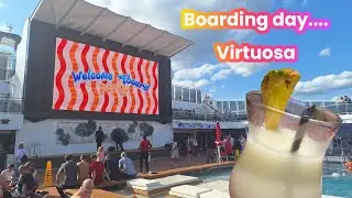 The sunshine pushed through on the Virtuosa sailaway holiday vlog