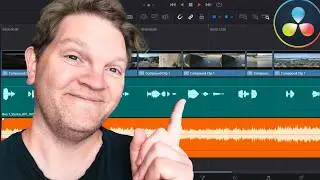 Automatically turn down music when people are talking in DaVinci Resolve (Easy Audio Ducking)