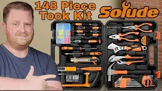 SOLUDE 148-Piece Repair Tool Kit: Perfect for Dorms, Homes & More