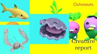 Octonauts Creatures | Creature Report | #creaturereport #octonauts #tweak #octopod #anglerfish
