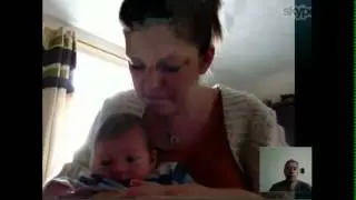 Skype antics with Kian and Mommy with Daddy in Doha.m4v