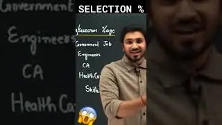 JOB/SELECTION😱 ratio🔥💯??                                       ....IIT,JEE,NEET,UPSE ,,,,#shorts