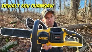 Электрическая цепная пила Dewalt 60 В — лучше ли она бензиновой?!