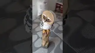 coruja de cimento