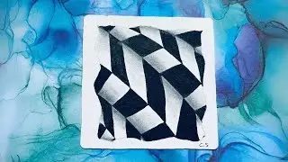 Easy Zentangle Art | How to Draw Jonqal | Tutorial
