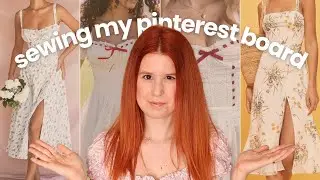 Sewing My Pinterest Board ✂️🌸 Co-ord sets & House of CB inspired dress | Summer 2025
