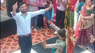 Kumauni Bride Reception solo dance at sasural ♥️ #kumaunibride #viralshort 