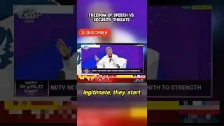 Freedom of speech vs security threats #shorts #news #drsjaishankar #trending #100kview #ytshorts