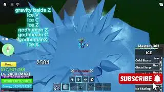 ice+gravity blade+godhuman combo blox fruit roblox