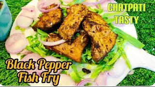 Black pepper Fish Fry: The Spicy Secret of the Sea |  How to Make Black pepper fish fry |