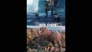 Carcharodontosaurus vs Tyrannosaurus mcraeensis #dinosaur #animals #edit #shorts #1v1 #vs #reptile