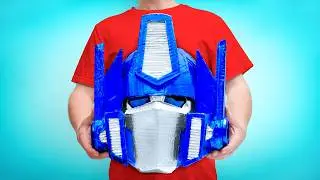 How To Make Epic Helmet from Transformers || Cardboard Adventure